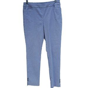 Gingham Slim Ankle Perfect Stretch Glam Pull On